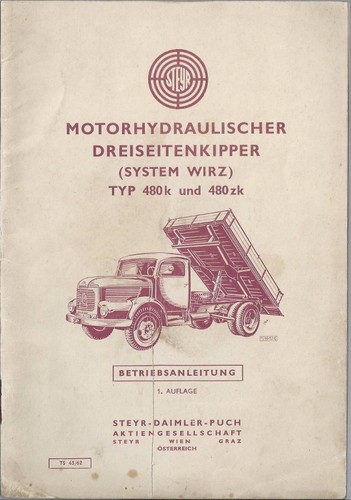 Steyr puch motorhydraulischer - puch,