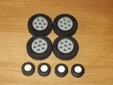 LEGO 8 Räder - Reifen mit