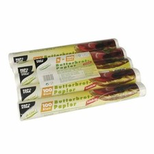 Papstar Butterbrotpapier 25 cm x 30 cm weiß, fettabweisend und aromaschützend