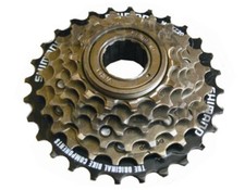 Shimano Fahrrad Schraubkranz 6 fach 14-28 Zahnkranz mit Freilauf 6-fach MF-TZ500