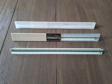 Maßstab Lineal 3 x Dreikantmaßstab Dreikantlineal RUMOLD Kunststoff 30cm