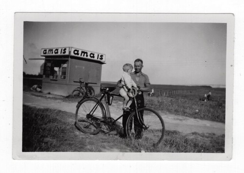 Foto fahrrad oldtimer eisbude - foto,