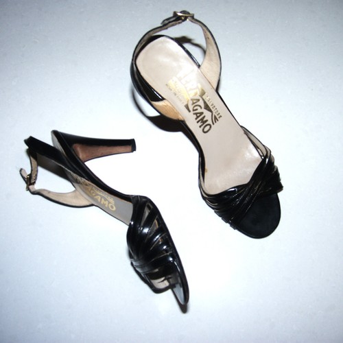 Vintage ferragamo black - ferragamo,