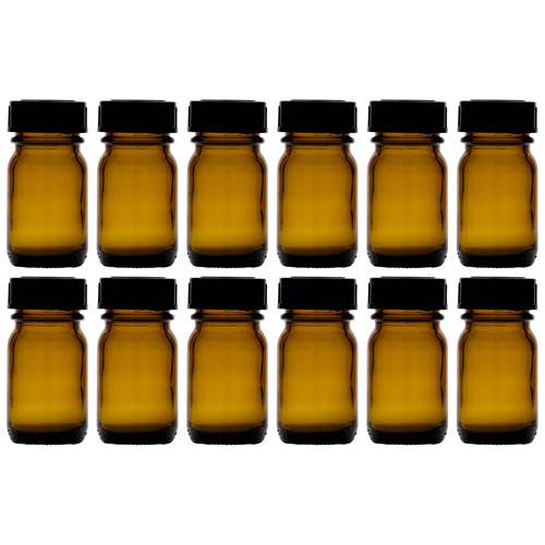 12x 30ml weithalsglas - 12x,