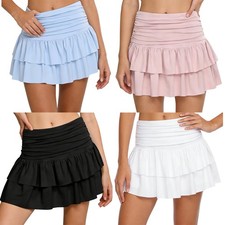 Damen Minirock Kurz Rock Skort