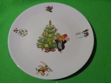 Frühstücksteller  Krtek  Maulwurf  Frohe Weihnachten  21 cm von Thun