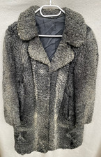 Persianer-Jacke / Mantel / Kurzmantel grau Karakul Lamb ?