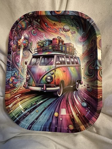 Rainbow love samba wagon - rainbow,