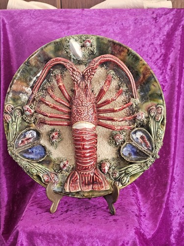 Wandteller palissy stil - wandteller, palissy-stil