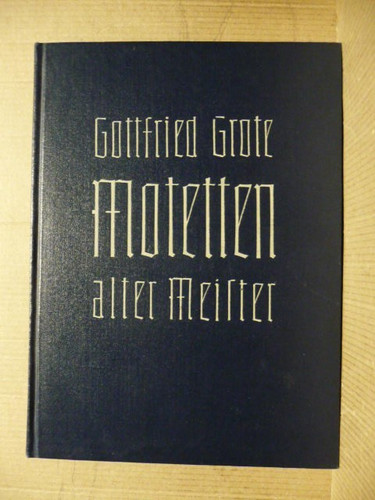 Motetten alter meister - motetten, meister-