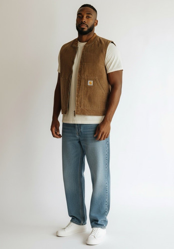 Carhartt herren weste braun - weste,