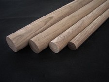 Rundstab Nussbaum 1000mm Ø 20, 25, 30, 35mm Holzrundstab Rundstäbe Kleiderstange