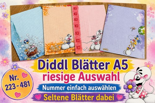 Diddl blatt bunt ab - blatt,