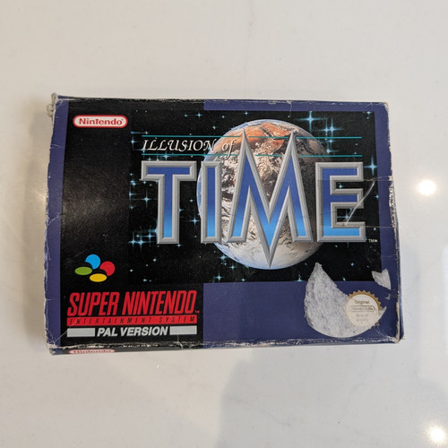 Illusion time snes super - illusion,