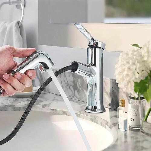 Wasserhahn bad mit - mit, ausziehbar