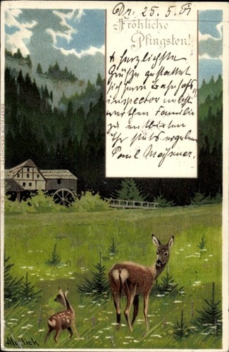 Künstler mailick - ak,