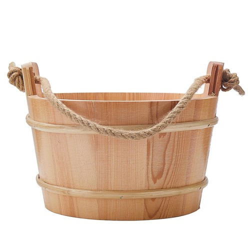 Saunaeimer aus holz - holz, rustikal