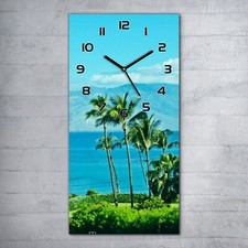 Glasuhr Wanduhr Küchenuhr