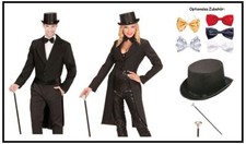 FRACK Schwarz lang Partner Kostüm Damen Herren Hochzeit JGA Karneval Fasching