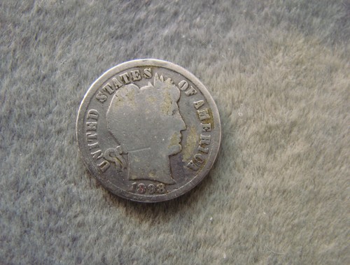 One dime 1898 usa - one,