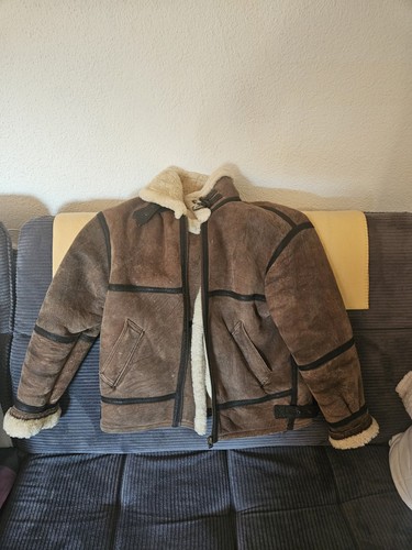 Lammfell herrenjacke mit - lammfell,