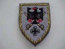 Bundeswehr Verbandsabzeichen Handgestickt Kommando Heer (Kdo H)