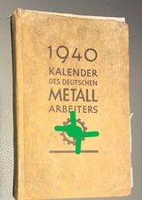 1940_2.WK -7. Jahrgang _ Kalender des Deutschen Metall Arbeiters _Weltkrieg