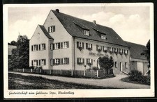 Blankenburg / Nordendorf, Gasthaus zum Goldenen Stern, Ansichtskarte 