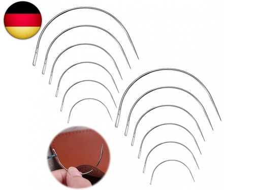 Stück gebogene nähnadel - 12,