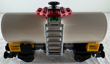 LEGO Trains Eisenbahn Kesselwagen aus Set 7939, ohne Beschriftung