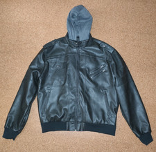 Herren PU-Leder-Jacke | Gr