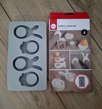 Silikon Gießform "Happy Egg" 14,5x26x2cm Ostern Hase Ei Raysin Beton gießen