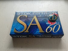TDK SA 60 MC Kassette Tape NEU und OVP