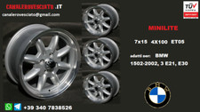4 Alufelgen Minilite 15 BMW 3er e21 e30 1500 2000 1502 2002 ti ti ti ti wheels