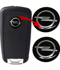 X2 Opel schlüssel fernbedienung key Aufkleber Sticker Emblem logo 14mm 3D
