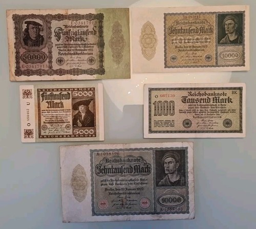 Alte deutsche geldscheine - alte,