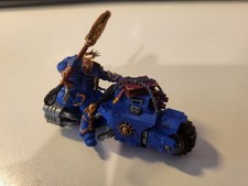 Space Marine Chaplain on Bike