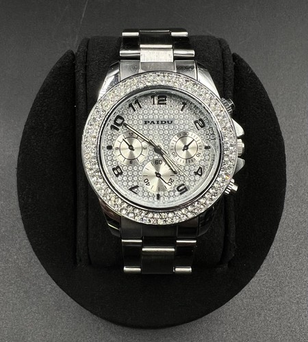 Paidu 39mm men - silver, tone