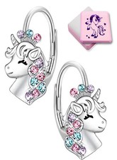 Ohrringe 925 Silber Einhorn