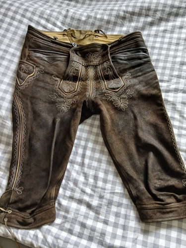 Trachtenlederhose hosenträger - trachtenlederhose,