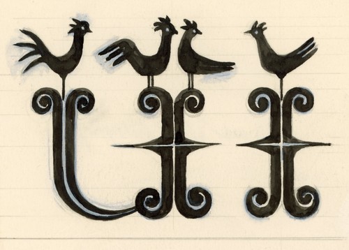 Uli huber entwurf - huber, ornament