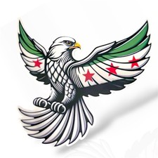 Adler Syrien Aufkleber für