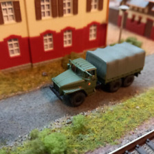 Ural 375D Pritsche, Plane, DDR LKW, NVA, Spur N, 1:160, Unbemalt, Minitanks