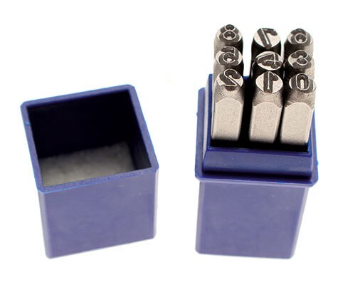 Schlagzahlen set 8 mm - schlagzahlen-set,