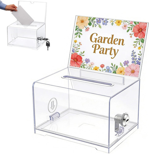 Acrylspendenbox kommentarbox - acrylspendenbox,,