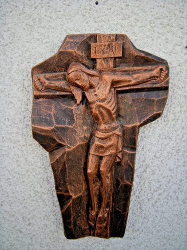 Moderne wandrelief jesus - moderne,