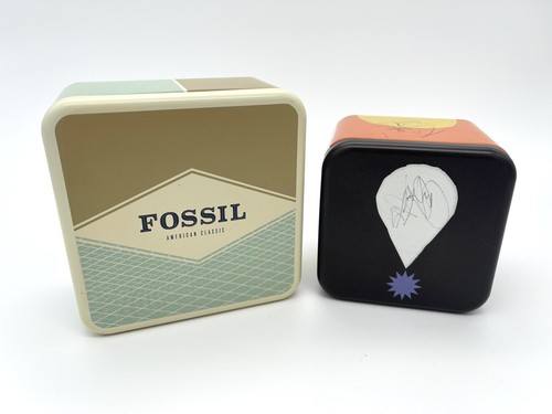 Fossil blechdose schmuckdose - fossil,