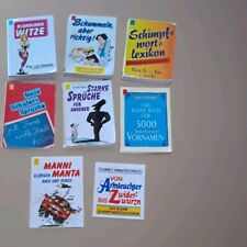 7x  Mini Buch , Heyne Mini Serie , Nostalgie, Manta-, Blondinenwitze u.a. 8x6 cm