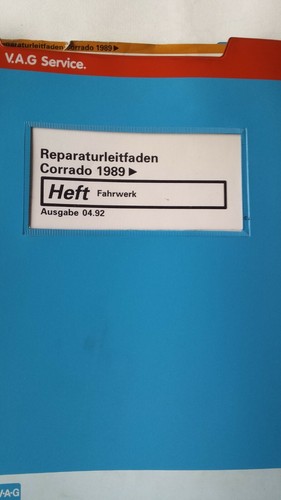 Reparaturleitfaden corrado - reparaturleitfaden, vw