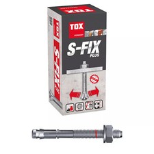 TOX S-Fix Plus Bolzenanker Stahl Schwerlastdübel Anker Bolzen M 8 10 12 16 20